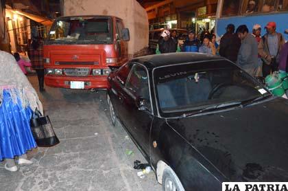 Dos de los coches afectados