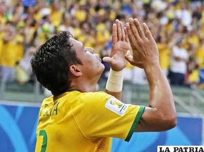 Thiago Silva, capitán de la selección brasileña