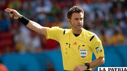 Nicola Rizzoli dirigió en tres ocasiones en este Mundial