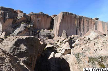 Las rocas gigantes en Kalachua