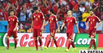 La tristeza de los jugadores de la selección española por la eliminación tempranera