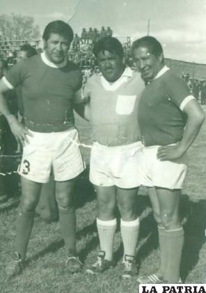 Hugo Palenque, Humberto Portanda y Víctor Agustín Ugarte