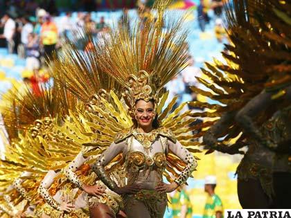 En la ceremonia de clausura se mostró la belleza y la cultura brasileña