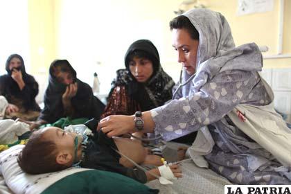 En Afganistán, muchos niños no tienen una buena nutrición
