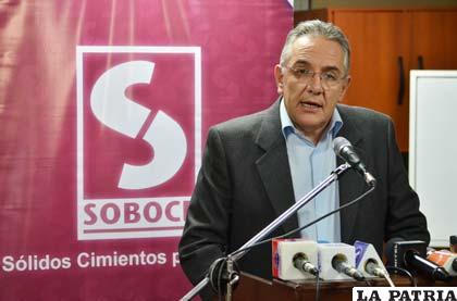 Gerente de Soboce, Armando Gumucio
