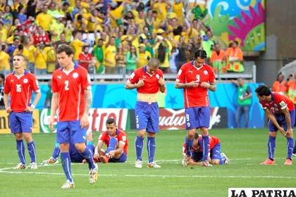 Chile fue eliminado por Brasil en octavos de final