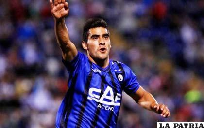 Llanos, delantero de Huachipato, que logró su segunda victoria