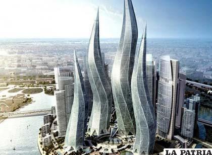 Los edificios en Dubai compiten en originalidad