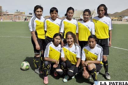 Las integrantes del equipo de Enríquez