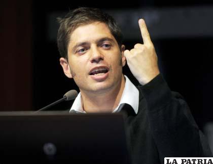 Ministro de Economía argentino, Axel Kicillof