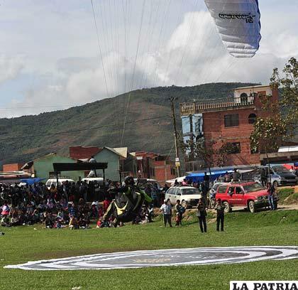 Se fijó un punto de llegada en el sector de Irupana