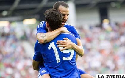 Cesc asistió a Diego Costa en el primer gol del Chelsea