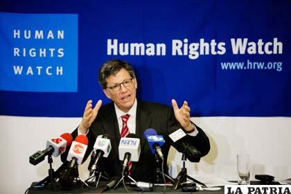Director para las Américas de Human Rights Watch (HRW), José Miguel Vivanco