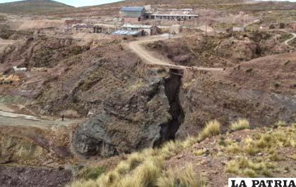Planta de Concentración de Minerales Santiago Apóstol en la localidad de Canutillos