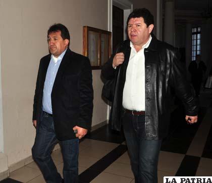 Jorge Decormis y Roger Bello, dirigentes de la Liga