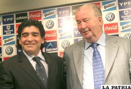 Maradona y Grondona, la relación que nunca más pudo volver a repetirse