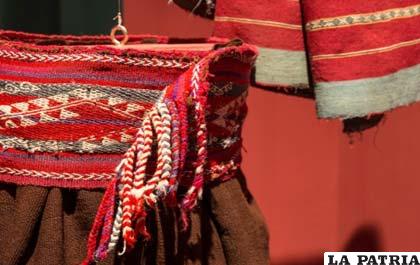Textiles andinos que serán expuestos /ANF