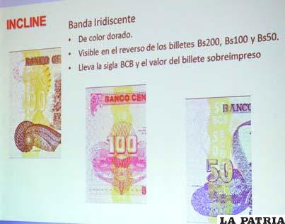 Información del nuevo billete de 50 bolivianos /ABI