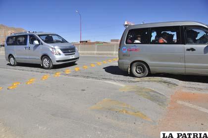 Rompemuelles no fueron suficientes para dar seguridad vial en la Doble Vía Oruro - La Paz