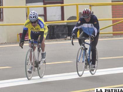 Durante la competencia que se verificó en la pista de ciclismo
