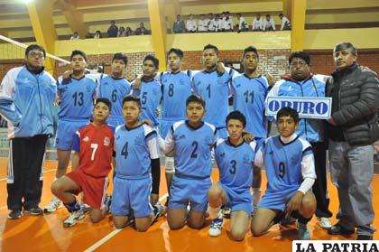 El seleccionado orureño culminó en el cuarto lugar