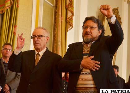Los nuevos embajadores, Armando Loaiza (i) y Juan Enrique Jurado (d) /APG