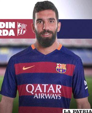 Turan con la casaca de Barcelona /galicie.com