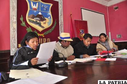 Directiva de la Asamblea Departamental de Oruro