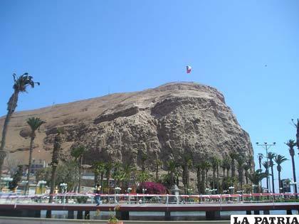 El famoso Morro de Arica, que perteneció al Perú