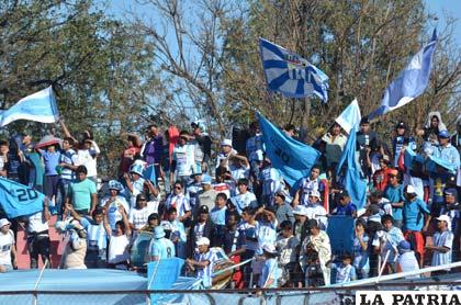 El cuadro tarijeño tuvo el apoyo de su hinchada /APG
