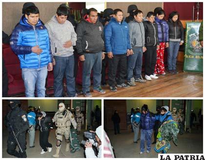 Dos bolivianas y seis peruanos son acusados de  protagonizar ilícitos en Oruro