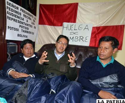 Dirigentes y autoridades de Potosí en huelga de hambre /APG