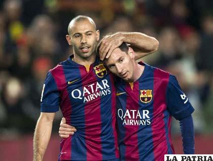 Mascherano es compañero de Messi en el Barcelona /mundodeportivo.com
