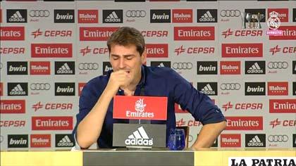 Iker Casillas estuvo solo en su despedida del Real Madrid /DIARIOCORDOBA.COM
