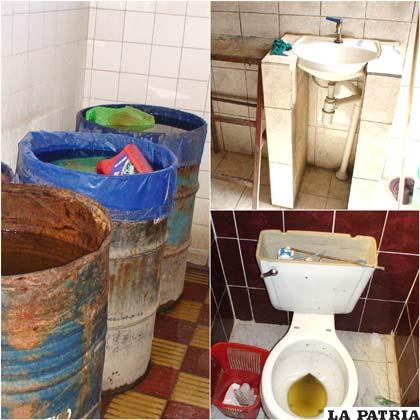 Varias falencias fueron advertidas en inspección de baños públicos