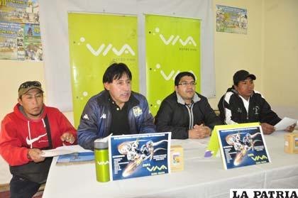 Durante la presentación de la prueba de este fin de semana