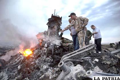 Hace un año en Grabovo (Ucrania), un Boeing malasio con 298 personas a bordo cayó derribado por un misil /losandes.com.ar