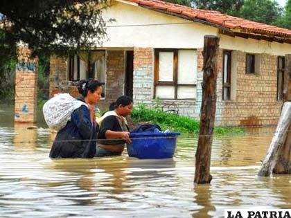 Inundaciones azotan a pobladores de municipios de Santa Cruz /erbol.com.bo