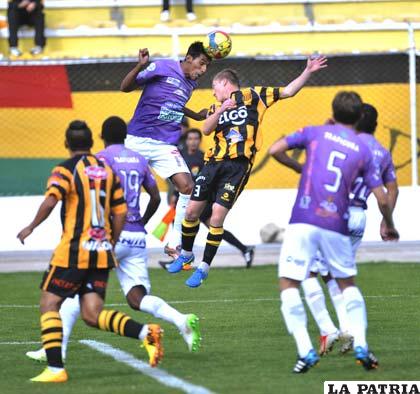 The Strongest y Real Potosí se medirán esta tarde en Achumani /APG