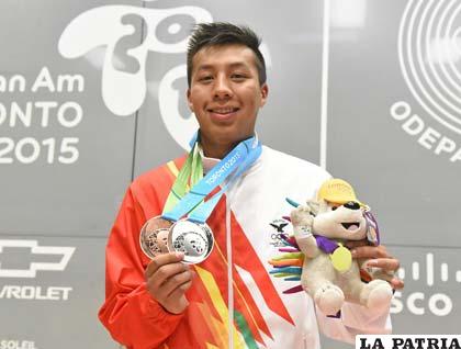 Conrado Moscoso ganó dos medallas /WALTER CHALLAP