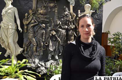María José Rivera, directora del Ballet Oficial de Bolivia