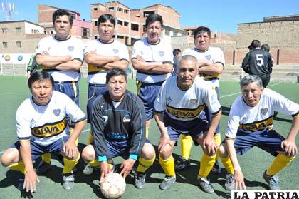Los integrantes de Deportivo Vinto