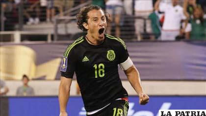 Andrés Guardado anotó el primero para México /eurosport.com