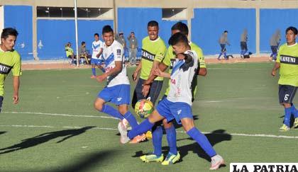 La acción del partido en el cual San José terminó con la victoria de 2 a 1