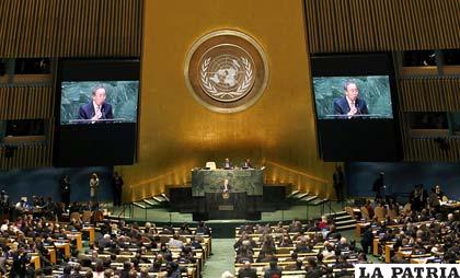 Sesión de la ONU presidida por el secretario general, Ban Ki-moon /lapatilla.com