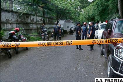 La zona donde se ha producido el ataque en Dacca /twimg.com