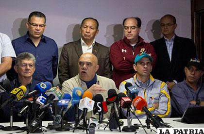 Líderes de la oposición venezolana, Mesa de la Unidad Democrática (MUD) /hoy.com.do