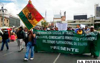 Los gremiales saldrán a las calles contra modificaciones al Código Tributario /ANF