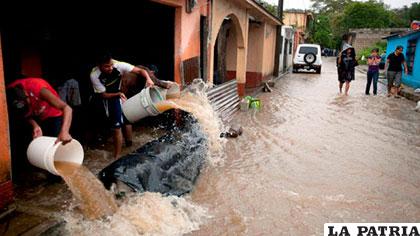 Copiosas lluvias azotaron Guatemala