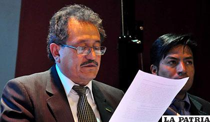 Edgar Bazán, alcalde de Oruro, será demandado por un ex trabajador de Cordeor /Archivo